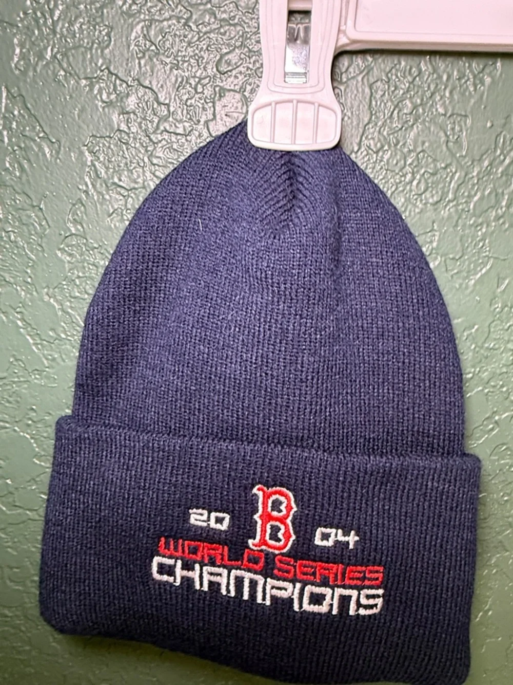 NEW! BUNDLE Boston Red Sox 2004 World Series Championship Beanie Knit HatS - Picture 2 of 9